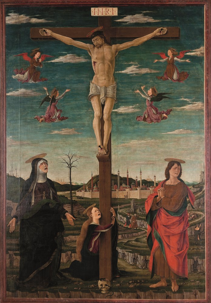 Vicino da Ferrara "Crocifissione", c. 1465 (Les Arts D'coratifs / Jean Tholance)